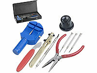 AGT Uhrmacherwerkzeug-Set, 9-teilig, Profi-Qualität, Aufbewahrungsbox; Werkzeugkästen Werkzeugkästen Werkzeugkästen Werkzeugkästen 